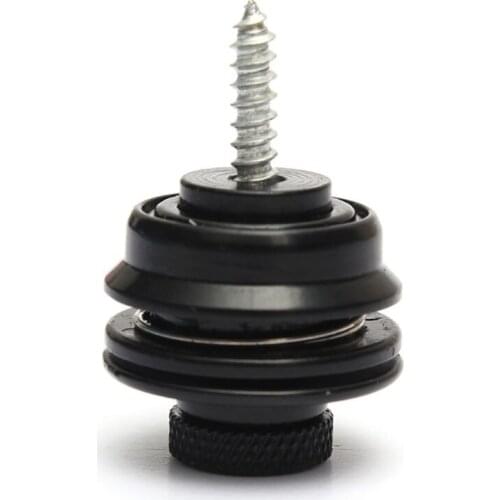 Alloy Copper Electric Guitar Strap Lock Button Anti-slip Belt Locks Nails Musical Instruments Accessories for Bass Guitar