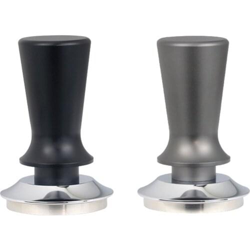 51/53/58mm Coffee Tamper Adjustable Height SUS304 Pressure Powder Hammer Espresso Tamper Flat Base Coffee Accessorie