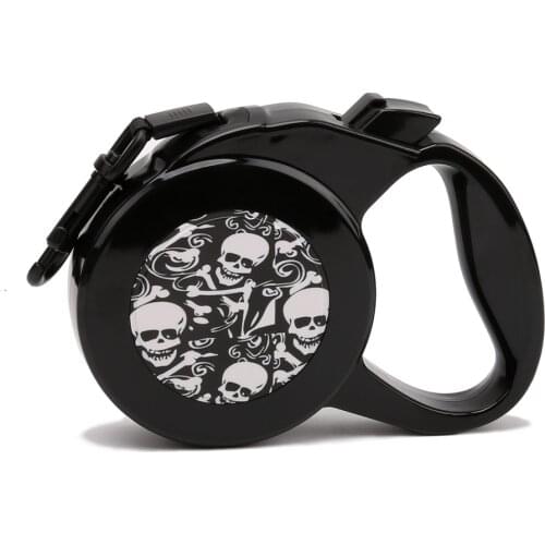 Retractable Dog Leash Lead One-handed Lock Training Pet Puppy Walking Nylon Leashes Adjustable Dog Collar for Dogs Cats 3M/5M/8M