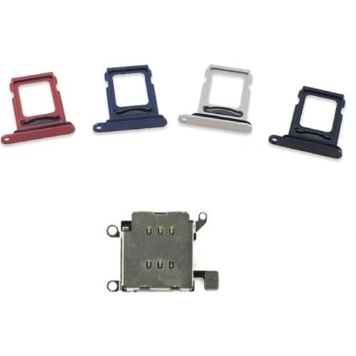 Repair Replacement Parts Dual Sim Card Reader connector Flex Cable For iPhone 12 Sim Card Tray Slot Holder for iPhone 12 Pro