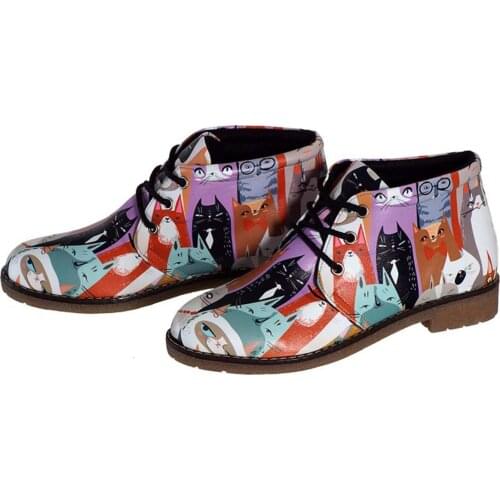 Digital printed women hashpapi boots