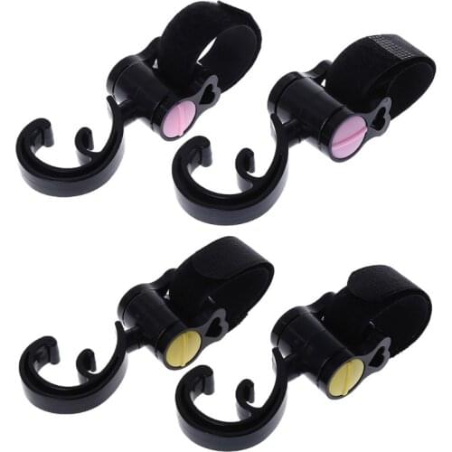 2 Pcs/Set Baby Stroller Hook Strong Powerful Hooks Shopping Bag Storage Hanging Hanger Cart Carriage Multi-functional Hook