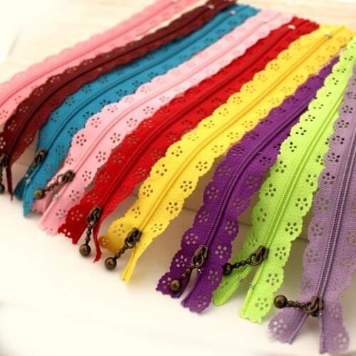 20cm Nylon Coil Zippers for DIY Sewing Tailor Craft Bag 24colour/lot