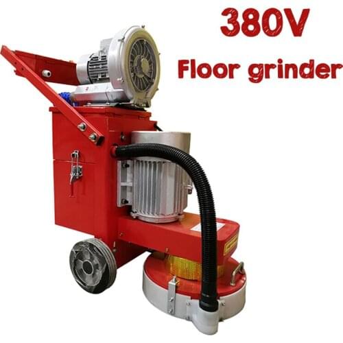 350 Small Floor Grinding Machine Concrete Floor Grinder Polisher Vacuuming Grinding Machine Adjustable Grinding Depth 380V/220V
