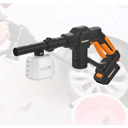 High Pressure Wireless Car Washer Cordless Water Gun Sprayer Mufti-Functional Foam Gun For Garden Watering Car Wash