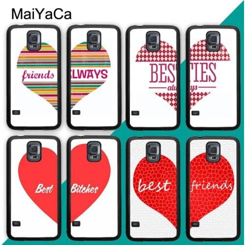 Best Friends Besties Heart Matching Case For Samsung A21S A20e A71 A51 A10 A40 A50 A70 Galaxy S20 Plus S10 S9 Note 20 Ultra