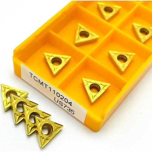 Carbide TCMT110204 VP15TF TCMT110204 UE6020 lathe parts tools CNC turning insert PVD+CVD coating