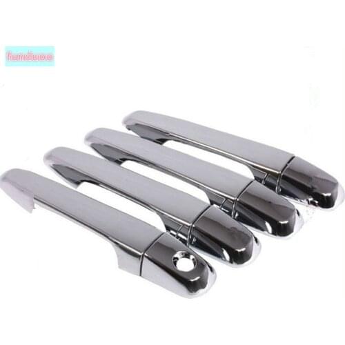 For Mitsubishi Pajero Sport 2011 2012 2013 2014 ABS Chrome car door handle cover Styling Car Accessories