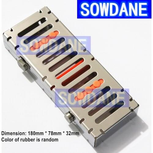 1 piece Dental stainless steel disinfection placing box tray for 5 pcs dental instrument for instrument disinfection plate