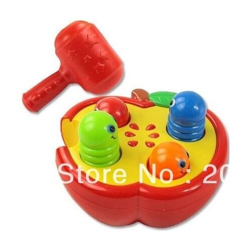 Best Baby Boy Girl Child Children Gift -- Play Knock Hit Hamster Insect Fruit Worm Lovely Look Color