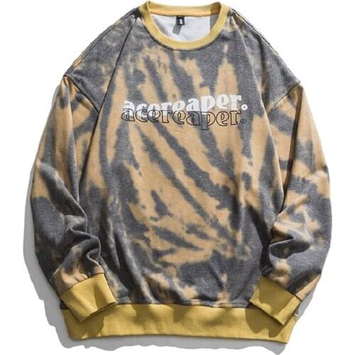 Men Tie Dye Japanese Streetwear Hoodies 2021 Mens Harajuku Graphic Oversized Hoodie Man Korean Fashion Sweatshirt