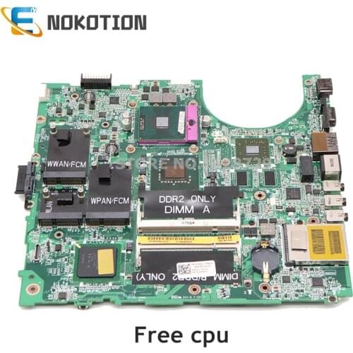 NOKOTION 0H281K CN-0H281K Mainboard For Dell Studio 1535 1537 Laptop Motherboard 965PM DDR2 HD3470 graphics Free CPU