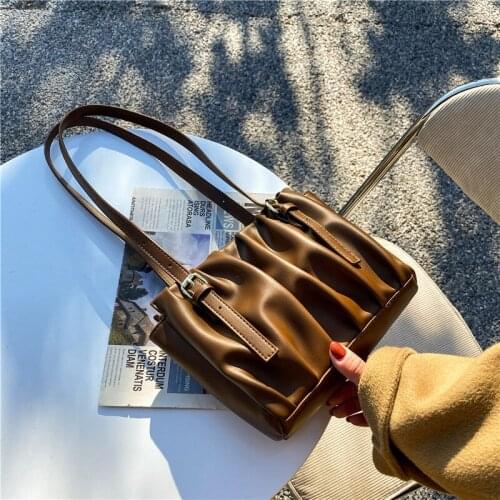 New womens shoulder bag / personalized fashion pleated underarm bag