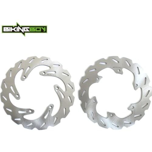 BIKINGBOY DRZ 400 E 00-10 01 02 03 DR-Z 400 S 00-12 RM 125 250 RMX250 89-98 RMX 250 S 92-99 Front Rear Brake Discs Rotors Disks