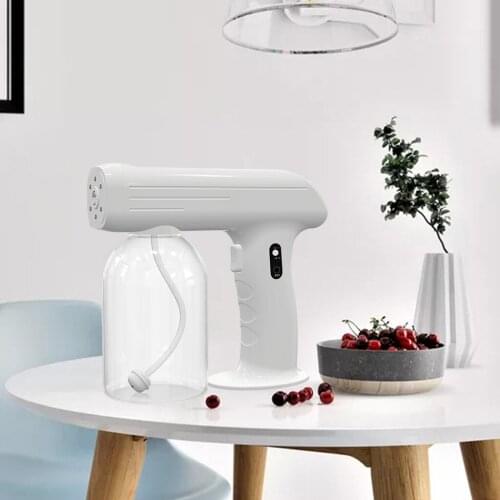 Portable Sanitizer Spray Fogger 500ml Disinfectant Sprayer Home Disinfection Machine USB Charging for Indoor Outdoor Garden