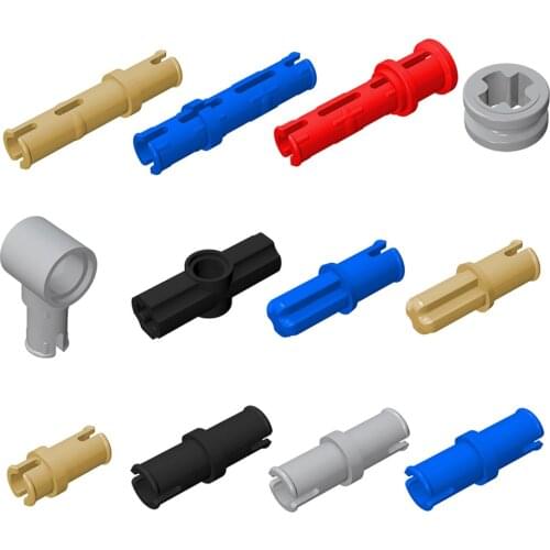 Pin Building Blocks Accessories Technic Part 50pcs/lot Friction Peg Cross Axle Connector Assemble 3673 6558 32054 6562 Brick Toy