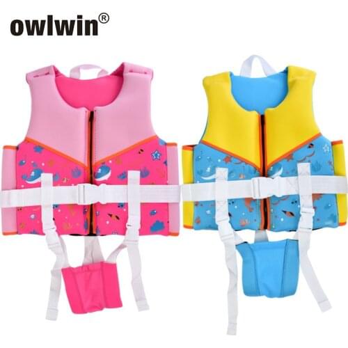 Owlwin Child Water Sport Baby Life Vest Jacket Children Neoprene Kayaking Boating Swimming foam clothes Lifting Life Jacket