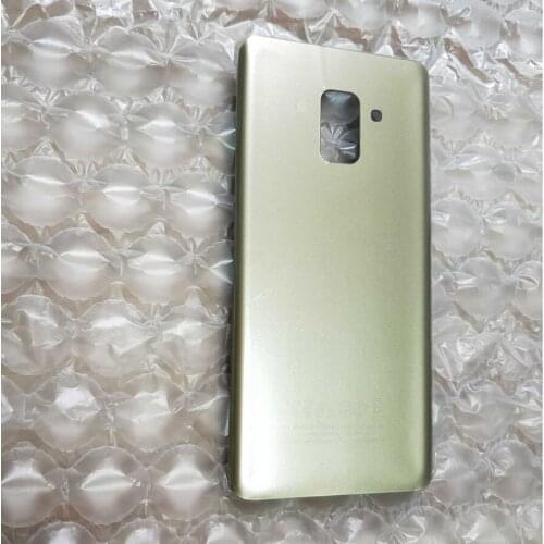 Glass Material New Rear Battery Door Case For Samsung Galaxy A8 Plus 2018 A730 A730F SM-A730F Back Glass Housing Cover +Adhesive