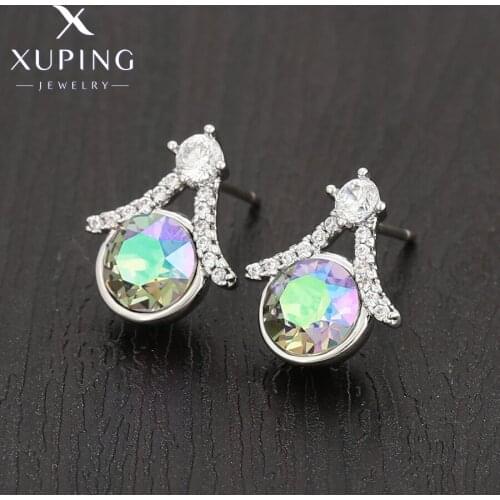 Xuping Jewelry Fashion New Arrival Crystals Earrings for Women Baby Party Gift 810589509