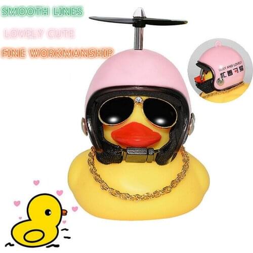 1@# Hot Sell Cute Various Styles of Small Yellow Duck Scooter Standing Duck Bell Mtb Road Bike Riding Motor Cycling Accessories