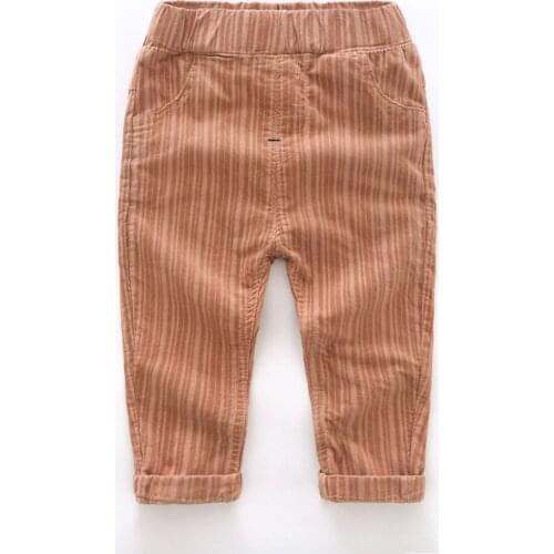 2018 Spring kids pants boy cottons Leisure sports tracksuits girl leggings baby Leisure children bloomers harem stripe clothes