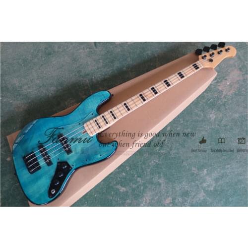 Orphan unique bass 4 strings guitar bass ,chrome bridge,pearl shell inlay,neck set in body