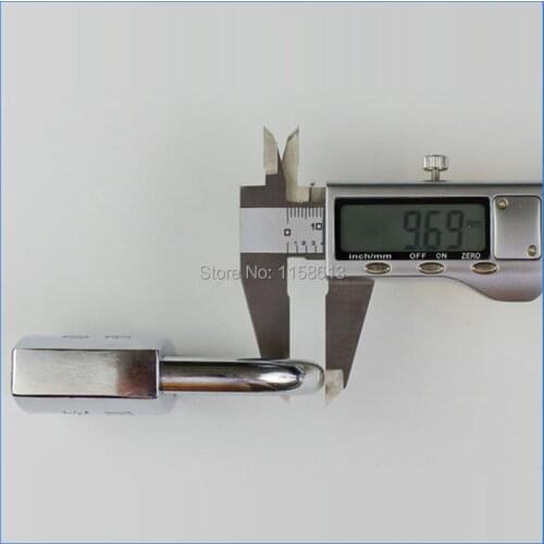 5 pieces 60mm chrome plated keyed differently rustproof storage box cabinet padlock