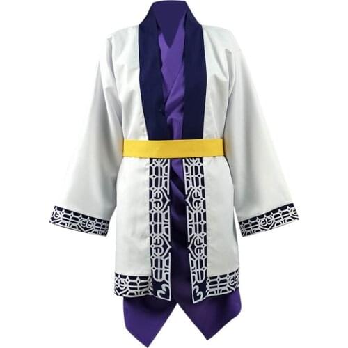 Anime Golden Kamuy Season 2 Ashley Cosplay Costume Purple Kimono Halloween Carnival Party Outfit
