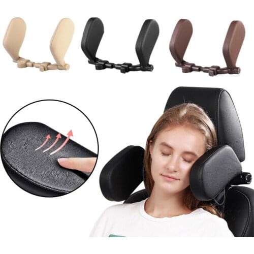 Car Neck Headrest Pillow Cushion Seat Support Head Restraint Seat Pillow Headrest Neck Travel Sleeping Cushion For Kids Adults