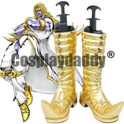 JoJos Bizarre Adventure: Eyes of Heaven Gone To Heaven Ascension Heavenly Dio Brando Game Cosplay Pointed Toe Shoes Boots C006