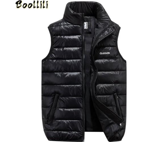 Brand Men Winter Jacket Sleeveless Vest Men Fashion Casual Coats Male Cotton-Padded Vest Thicken Waistcoat Vest Men Clothing 6XL
