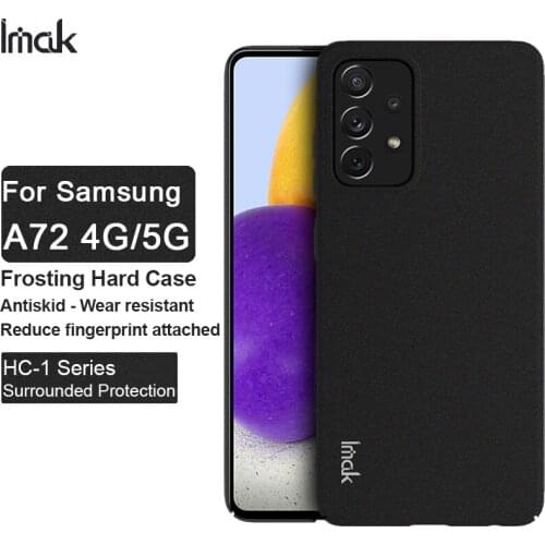 Case for Samsung Galaxy A72 4G/5G IMAK HC-1 Hard Plastic Back Cover Case for Samsung Galaxy A72