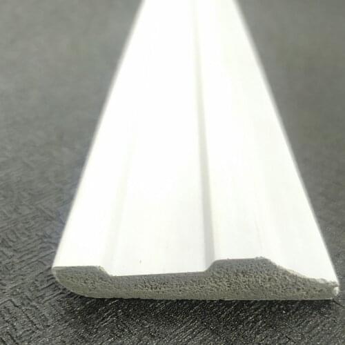 DECOGOLD PAINTABLE DECORATIVE POLYURETHANE WALL MOLDING 6 CM X 100 CM X 5 PIECES TOGETHER DF-6013