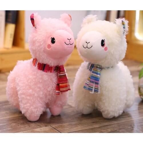 23/35/45cm Lovely Plush Sheep Toy Soft Stuffed Cute Sheep Animal Dolls Sleep Home Bed Decor Gift