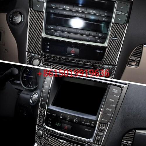 For Lexus is300 250C central control air outlet navigation air conditioning CD panel interior modification carbon fiber