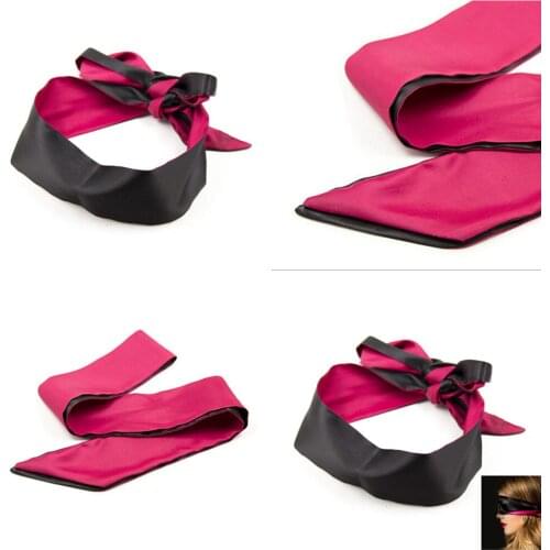 Sex Game Exotic Accessories Sexy Satin Eye Mask Black Blindfolded Patch Fetish Sexy Lingerie Porn Masque For Sex Toys