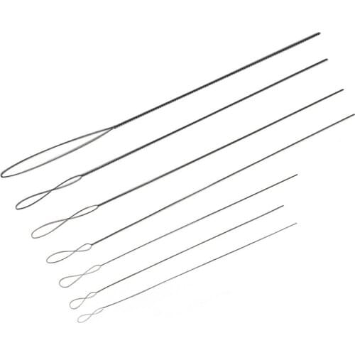 2Pcs Stainless Steel Big Eye Beading Needles Easy Thread String Cord Pins For Beads and Pearls DIY Jewellry Making Sewing Tools