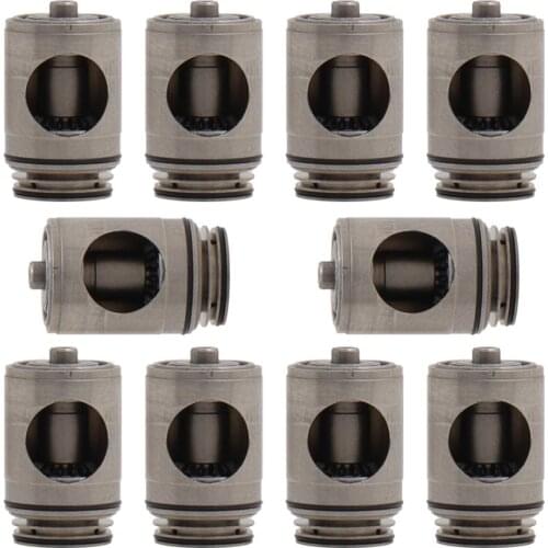 10pcs Cartridge Rotor for Dental 1:5 Fibre Optic Contra Angle Low Speed Handpiece Red Ring Air Turbine BODE BDX95L