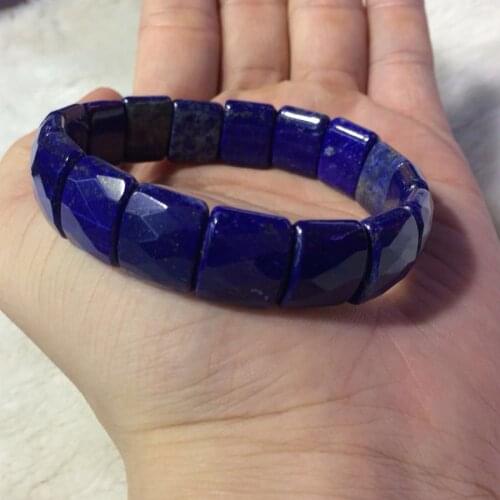 Lapis lazuli stone bracelet natural GEM stone beads bracelet DIY jewelry for woman for gift wholesale