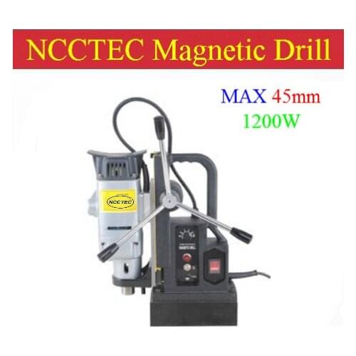 45mm NCCTEC Core drill Magnetic Drills NMD45C | 1.8'' steel iron magnetic drilling machine | 1200W