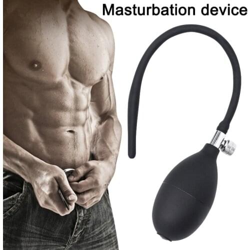Masturbator Inflatable Penis Plug Silicone Expand Bladder Catheter Pump Adult Sex Toy For Men Massage Ball Adult Sex Toys-35