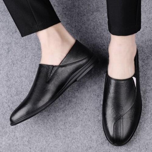 Male Mens men on slip loafer for slippers sports sandals designer black shoes slipon mens man gentle sloth de cuero formal shoe