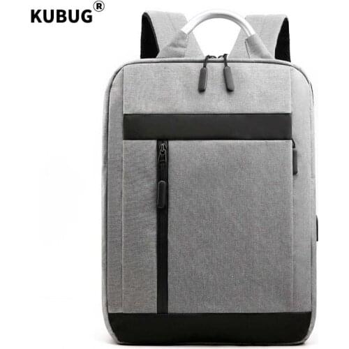 New KUBUG Mens Business Backpack Fashion USB Charging Computer Backpack Large Capacity Travel Bag College Student Schoolbag