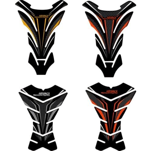 Motorcycle Tank Sticker Decals 3D Tank Pad Fishbone Protective Decals For KTM 1290 Super Adventure S 2017 2018
