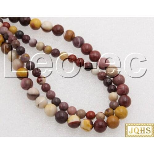 Natural 6mm Mookaite Jasper Stone Stone Loose Beads for Jewelry Making Strand 15" v1439