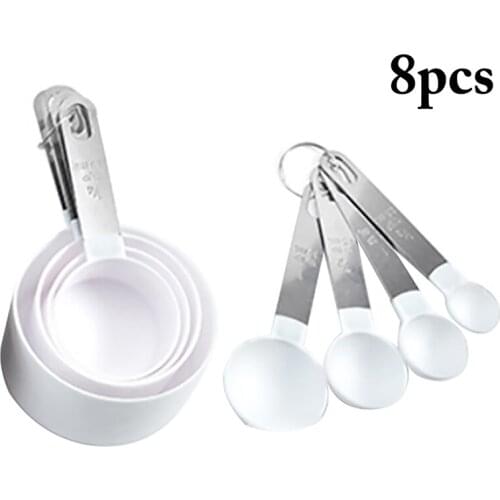 Stainless Steel Measuring Cups Measuring Spoons Scale Spoon Multi Purpose Spoons Cups Kitchen Measuring Spoon Baking Tool