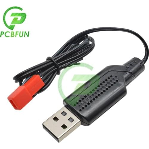 New 3.7V Lithium Battery Power Adapter USB Battery Charger Cable for JST Plug USB Cable 3.7V 500ma for JST 3.7V(1S) Lipo Battery