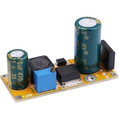F2596 AC To DC Step Down Converter AC 24V to DC 12V Voltage Regulator Board 3A Adjustable Volt Transformer Power Supply Module