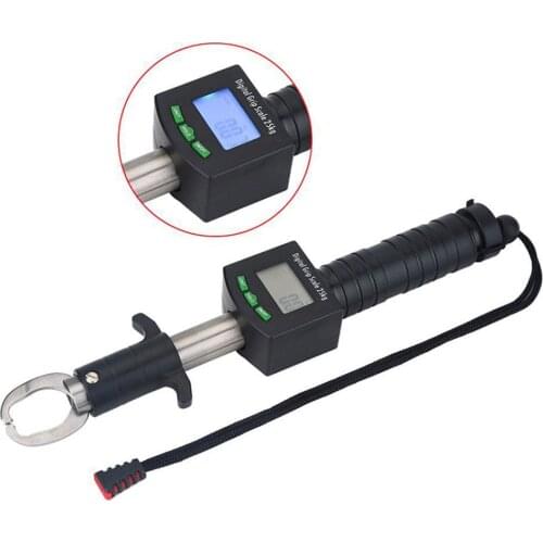 Portable Fish Gripper Waterproof Electronic Digital Scale Stainless Steel Clip Fish Grabber Pliers Holder Control Fishing Tackle