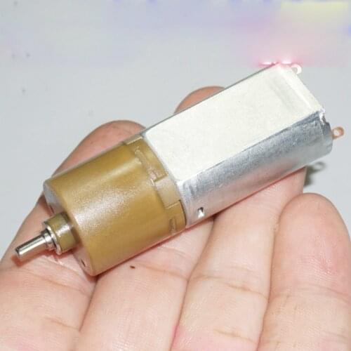 DC 3V-6V Micro Coreless Gear Motor 3.7V 58RPM Slow Speed High Torque Full Metal Gearbox Reducer Electric Lock Cylinder Motor